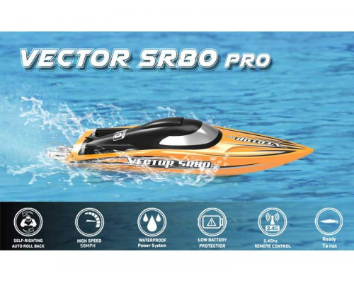 Радиоуправляемый катер Volantex RC Vector SR80 PRO Brushless 2.4G ARTR