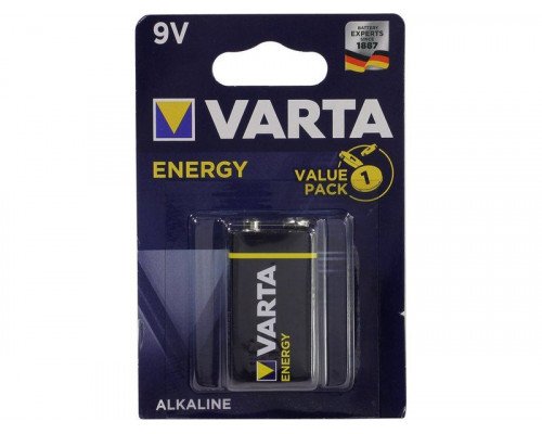 Батарейка VARTA 4122 ENERGY 9V, Крона, Alkaline (1шт)