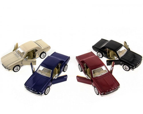 Машина Kinsmart FORD MUSTANG инерция (1/12шт.) 1:36 б/к