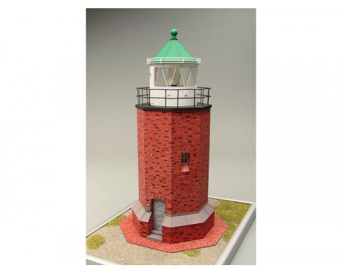 Сборная картонная модель Shipyard маяк Rotes Kliff Lighthouse (№60), 1/87