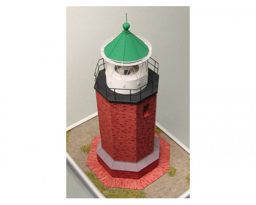 Сборная картонная модель Shipyard маяк Rotes Kliff Lighthouse (№60), 1/87