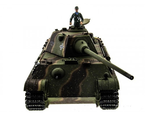 Р/У танк Taigen 1/16 Panther type F ИК бой, HC версия, башня на 360, подшипники в ред, V3 2.4G RTR