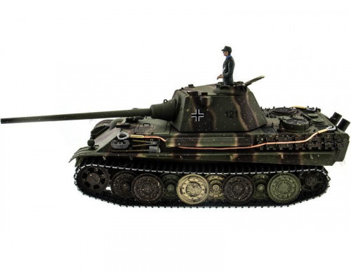 Р/У танк Taigen 1/16 Panther type F ИК бой, HC версия, башня на 360, подшипники в ред, V3 2.4G RTR