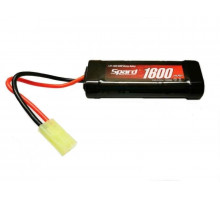 Аккумулятор Ni-Mh Spard 1600mAh, 7,2V, Mini Tamiya для Himoto 1/16 и танков