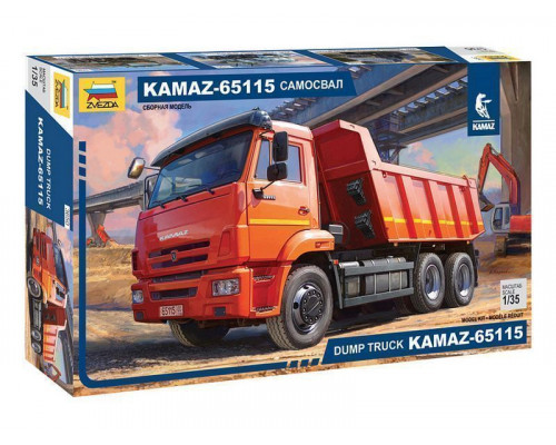 Сборная модель ZVEZDA KAMAZ-65115 самосвал, 1/35