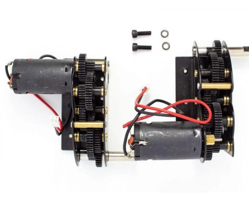 Редуктора Taigen сталь 4в1, 18kRPM для танков Tiger 1 (metall), PantherA с втулками и моторами(380)