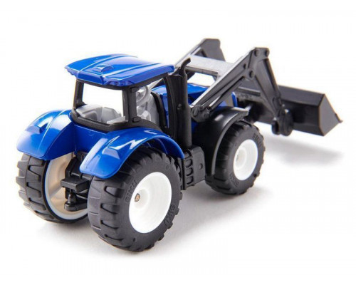 Трактор Siku 1396 New-Holland TTV 7150, с фронтальным погрузчиком, синий