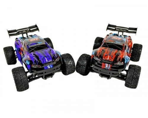 Радиоуправляемая трагги Remo Hobby S EVO-R Brushless (синяя) 4WD 2.4G 1/16 RTR