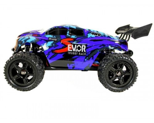 Радиоуправляемая трагги Remo Hobby S EVO-R Brushless (синяя) 4WD 2.4G 1/16 RTR