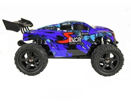 Радиоуправляемая трагги Remo Hobby S EVO-R Brushless (синяя) 4WD 2.4G 1/16 RTR