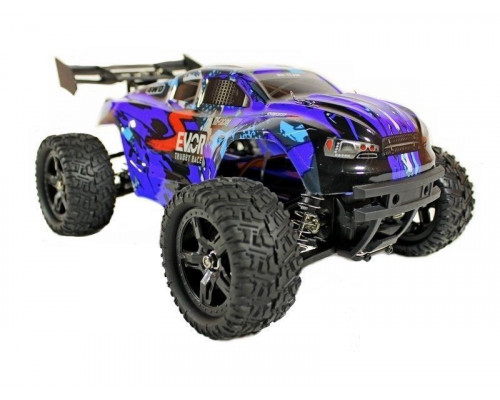 Радиоуправляемая трагги Remo Hobby S EVO-R Brushless (синяя) 4WD 2.4G 1/16 RTR