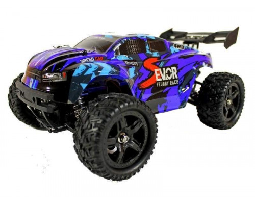 Радиоуправляемая трагги Remo Hobby S EVO-R Brushless (синяя) 4WD 2.4G 1/16 RTR