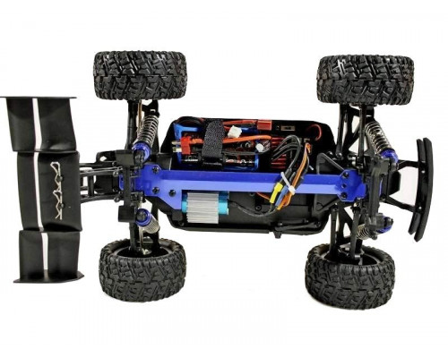 Радиоуправляемая трагги Remo Hobby S EVO-R Brushless (синяя) 4WD 2.4G 1/16 RTR