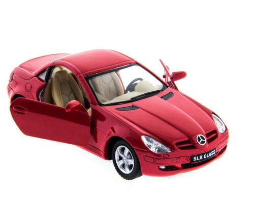 Машина Kinsmart 1:32 MERCEDES-BENZ SLK инерция (1/12шт.)  б/к