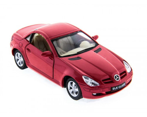 Машина Kinsmart 1:32 MERCEDES-BENZ SLK инерция (1/12шт.)  б/к