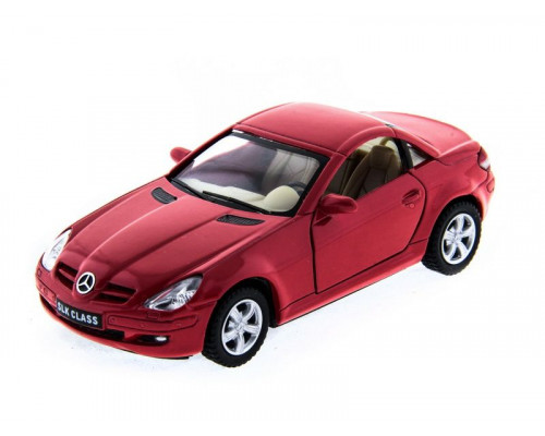 Машина Kinsmart 1:32 MERCEDES-BENZ SLK инерция (1/12шт.)  б/к