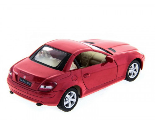 Машина Kinsmart 1:32 MERCEDES-BENZ SLK инерция (1/12шт.)  б/к