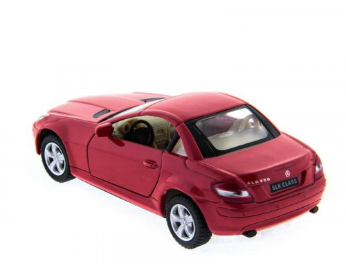 Машина Kinsmart 1:32 MERCEDES-BENZ SLK инерция (1/12шт.)  б/к