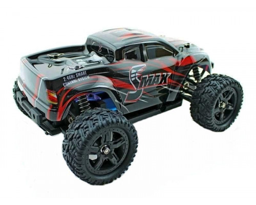 Радиоуправляемый монстр Remo Hobby SMAX Brushless (красный) 4WD 2.4G 1/16 RTR