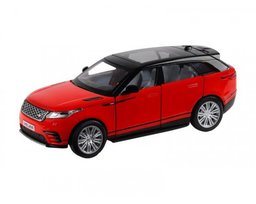 Машина АВТОПАНОРАМА Range Rover Velar, красный, 1/32, свет, звук, инерция, в/к 17,5*12,5*6,5