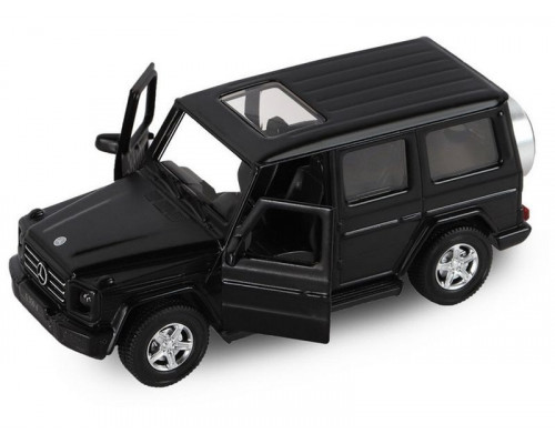 Машина АВТОПАНОРАМА Mercedes-Benz G350d, черный, 1/42, инерция, откр. двери, в/к 17,5*12,5*6,5 см