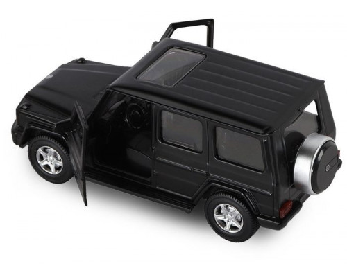 Машина АВТОПАНОРАМА Mercedes-Benz G350d, черный, 1/42, инерция, откр. двери, в/к 17,5*12,5*6,5 см