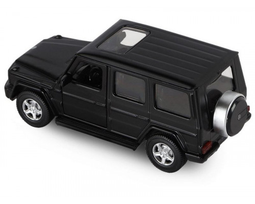 Машина АВТОПАНОРАМА Mercedes-Benz G350d, черный, 1/42, инерция, откр. двери, в/к 17,5*12,5*6,5 см