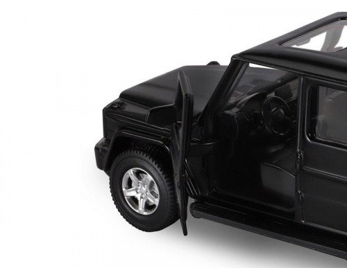 Машина АВТОПАНОРАМА Mercedes-Benz G350d, черный, 1/42, инерция, откр. двери, в/к 17,5*12,5*6,5 см