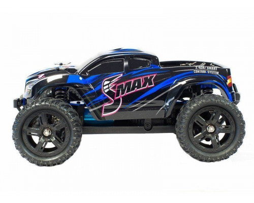 Радиоуправляемый монстр Remo Hobby SMAX Brushless (синий) 4WD 2.4G 1/16 RTR