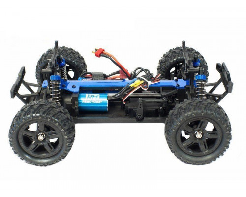 Радиоуправляемый монстр Remo Hobby SMAX Brushless (синий) 4WD 2.4G 1/16 RTR