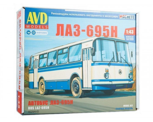 Сборная модель AVD ЛАЗ-695Н, 1/43