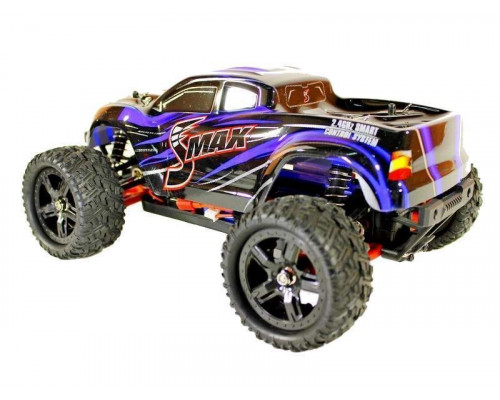 Радиоуправляемый монстр Remo Hobby SMAX Brushless UPGRADE (синий) 4WD 2.4G 1/16 RTR