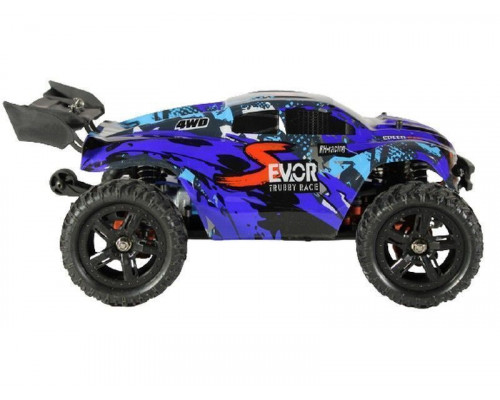 Радиоуправляемая трагги Remo Hobby S EVO-R Brushless UPGRADE V2.0 (синяя) 4WD 2.4G 1/16 RTR