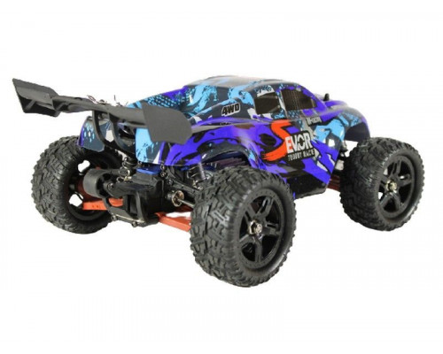 Радиоуправляемая трагги Remo Hobby S EVO-R Brushless UPGRADE V2.0 (синяя) 4WD 2.4G 1/16 RTR