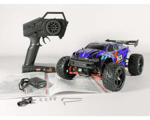 Радиоуправляемая трагги Remo Hobby S EVO-R Brushless UPGRADE V2.0 (синяя) 4WD 2.4G 1/16 RTR