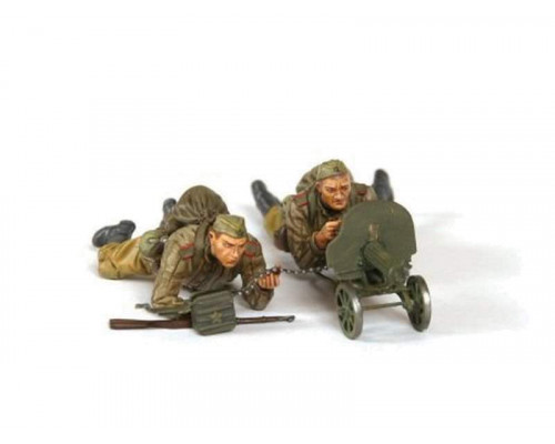 Сборная модель ZVEZDA Советские пулеметчики 1943-1945, 1/35