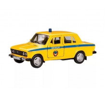 Машина Autotime "LADA 2106" милиция СССР 1:36