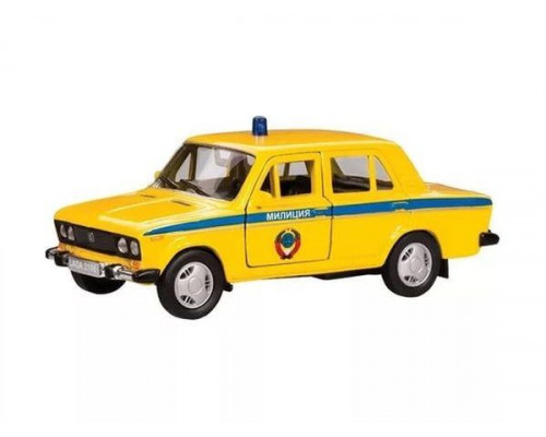 Машина Autotime LADA 2106 милиция СССР 1:36