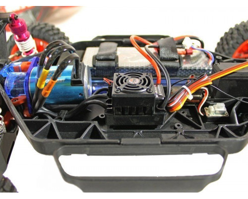 Радиоуправляемый шорт-корс Remo Hobby 9EMU Brushless (красный) 4WD 2.4G 1/8 RTR