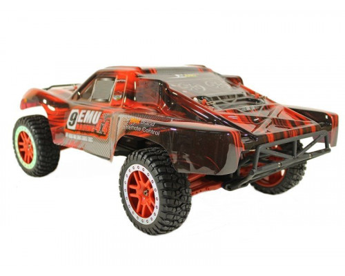 Радиоуправляемый шорт-корс Remo Hobby 9EMU Brushless (красный) 4WD 2.4G 1/8 RTR