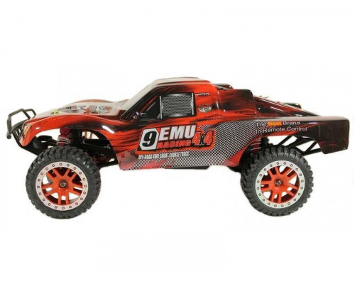 Радиоуправляемый шорт-корс Remo Hobby 9EMU Brushless (красный) 4WD 2.4G 1/8 RTR