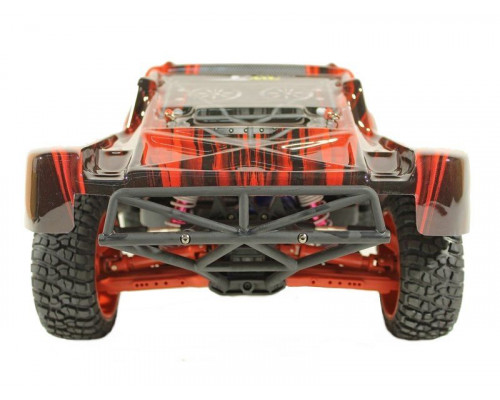 Радиоуправляемый шорт-корс Remo Hobby 9EMU Brushless (красный) 4WD 2.4G 1/8 RTR