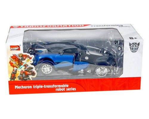 Р/У трансформер MZ Bugatti Veyron 2801P, робот зверь 1/14