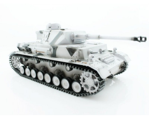 Р/У танк Taigen 1/16 Panzerkampfwagen IV Ausf.F2.Sd.Kfz (Германия) 2.4G RTR, зимний камуфляж