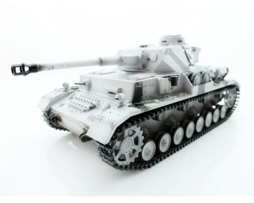 Р/У танк Taigen 1/16 Panzerkampfwagen IV Ausf.F2.Sd.Kfz (Германия) 2.4G RTR, зимний камуфляж