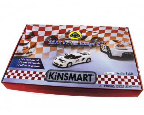 Машина Kinsmart Lotus Exige S (1/12шт) 1:40  б/к