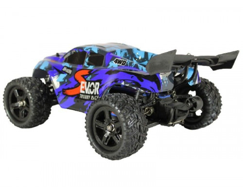 Радиоуправляемая трагги Remo Hobby S EVO-R Brushless V2.0 (синяя) 4WD 2.4G 1/16 RTR