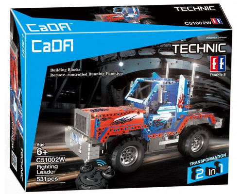 Р/У конструктор CaDA Technic грузовик / джип Оптимус Прайм (531 деталь)