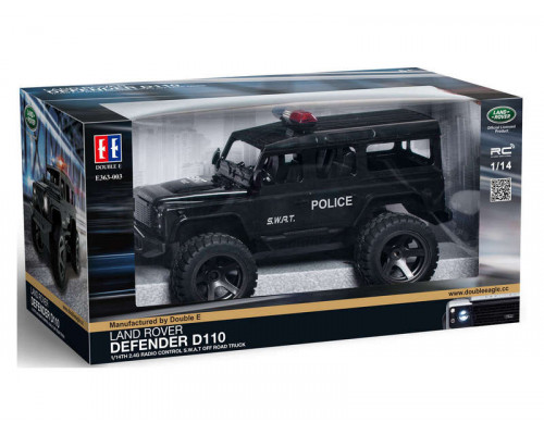 Радиоуправляемая машина Double Eagle Land Rover Defender 110 SWAT Police 4WD 2.4G 1/14 RTR