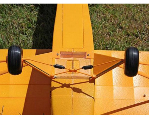 Радиоуправляемый самолет Top RC J3 желтый 1400мм KIT